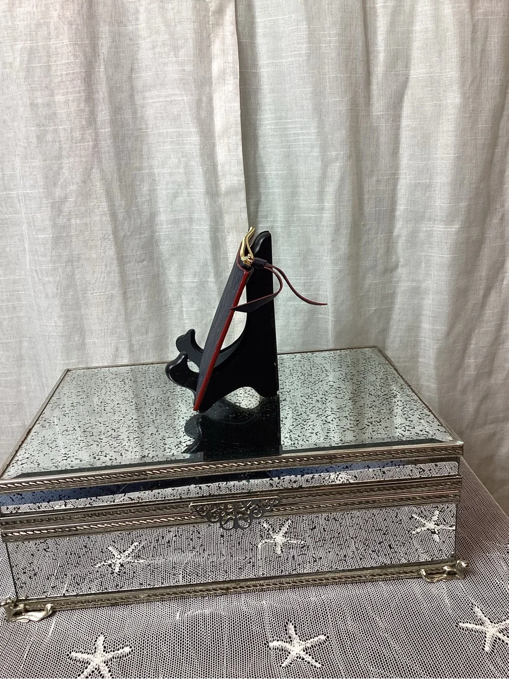 Louis Vuitton Monogram Empreinte Zippered Insert- “Marine Rouge”